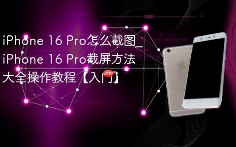 iPhone 16 Pro怎么截图?iPhone 16 Pro截屏方法大全操作教程【入门】