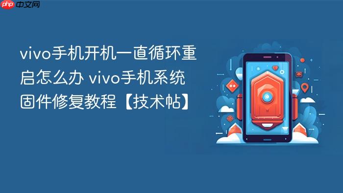 vivo手机开机一直循环重启怎么办 vivo手机系统固件修复教程【技术帖】