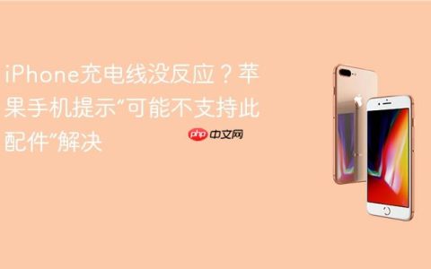 iPhone充电线没反应？苹果手机提示“可能不支持此配件”解决