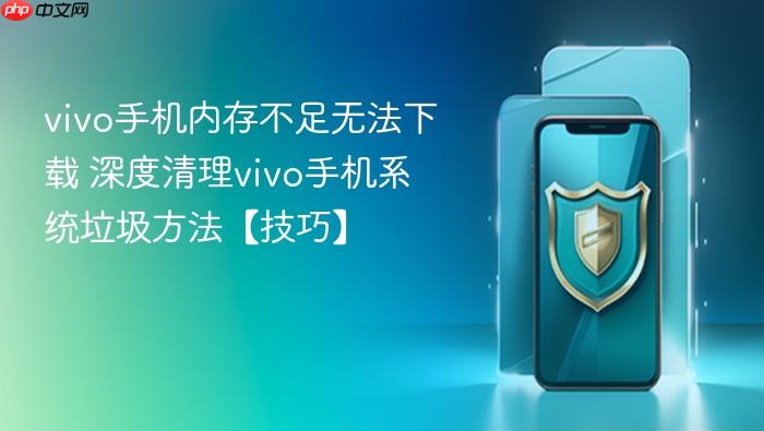 vivo手机内存不足无法下载 深度清理vivo手机系统垃圾方法【技巧】