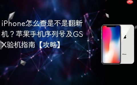 iPhone怎么查是不是翻新机？苹果手机序列号及GSX验机指南【攻略】