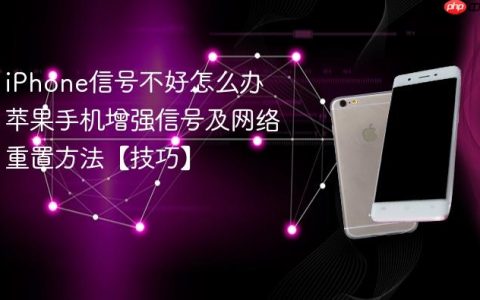 iPhone信号不好怎么办 苹果手机增强信号及网络重置方法【技巧】