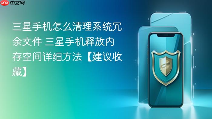 三星手机怎么清理系统冗余文件 三星手机释放内存空间详细方法【建议收藏】
