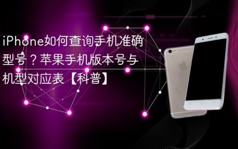 iPhone如何查询手机准确型号？苹果手机版本号与机型对应表【科普】
