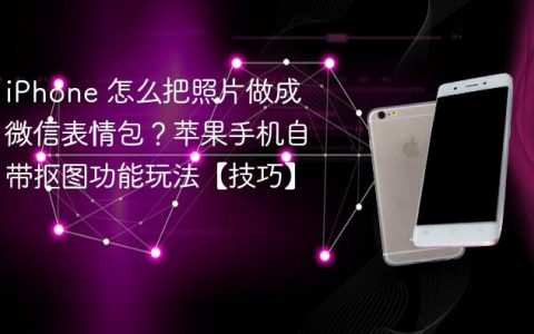 iPhone 怎么把照片做成微信表情包？苹果手机自带抠图功能玩法【技巧】