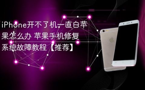 iPhone开不了机一直白苹果怎么办 苹果手机修复系统故障教程【推荐】