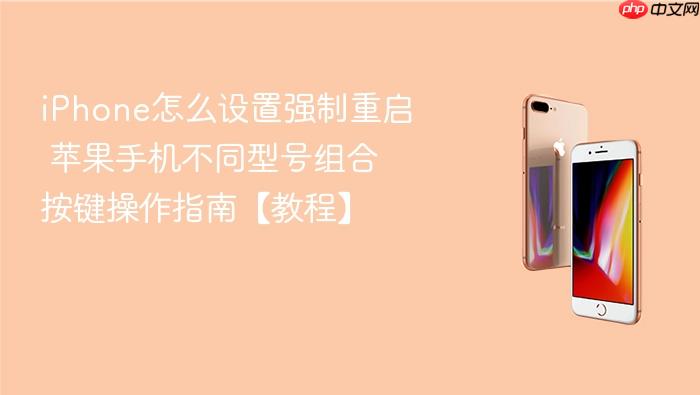 iphone怎么设置强制重启 苹果手机不同型号组合按键操作指南【教程】