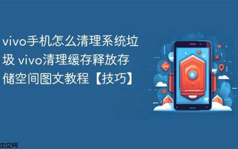 vivo手机怎么清理系统垃圾 vivo清理缓存释放存储空间图文教程【技巧】