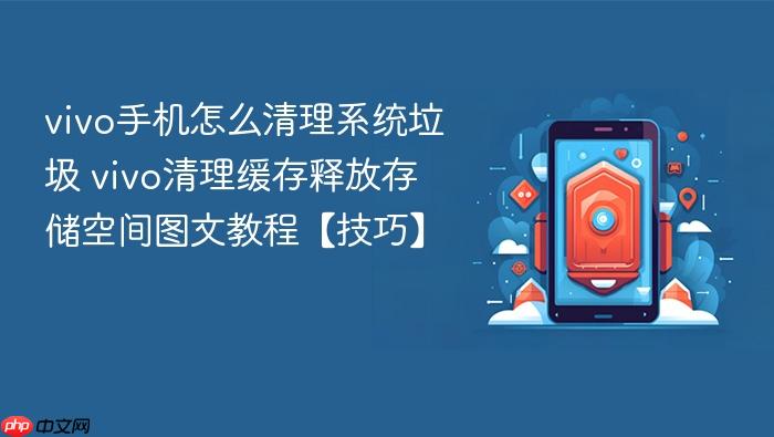 vivo手机怎么清理系统垃圾 vivo清理缓存释放存储空间图文教程【技巧】