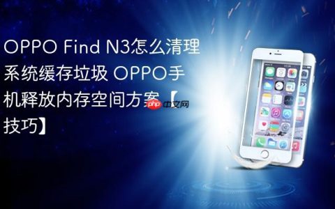 OPPO Find N3怎么清理系统缓存垃圾 OPPO手机释放内存空间方案【技巧】