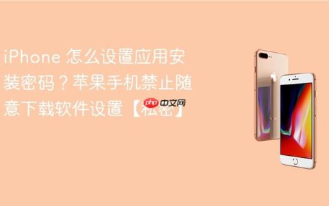 iPhone 怎么设置应用安装密码？苹果手机禁止随意下载软件设置【私密】
