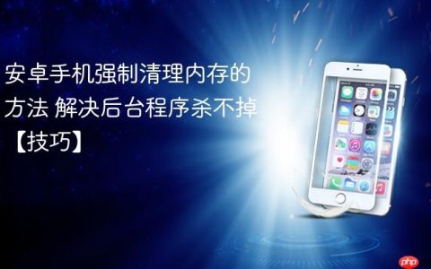 安卓手机强制清理内存的方法 解决后台程序杀不掉【技巧】