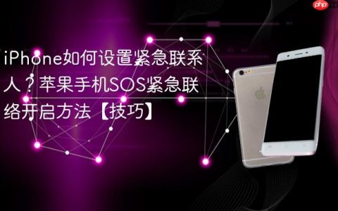 iPhone如何设置紧急联系人？苹果手机SOS紧急联络开启方法【技巧】