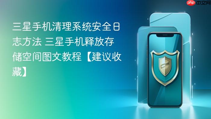 三星手机清理系统安全日志方法 三星手机释放存储空间图文教程【建议收藏】