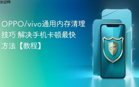 OPPO/vivo通用内存清理技巧 解决手机卡顿最快方法【教程】