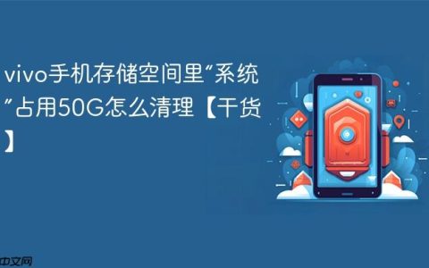 vivo手机存储空间里“系统”占用50G怎么清理【干货】