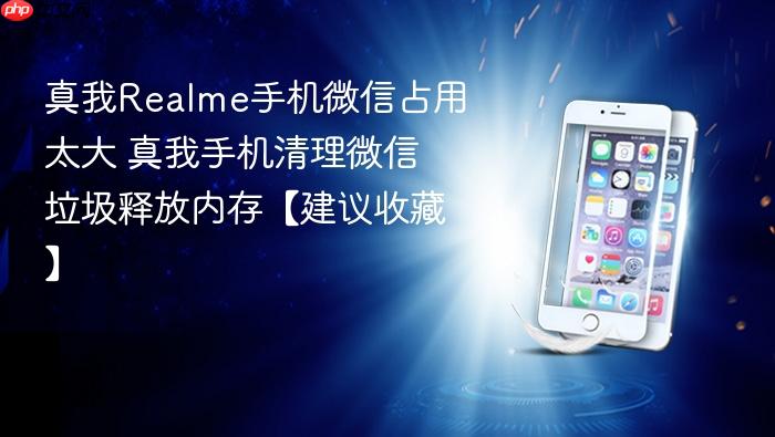 真我realme手机微信占用太大 真我手机清理微信垃圾释放内存【建议收藏】