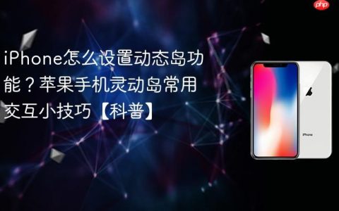 iPhone怎么设置动态岛功能？苹果手机灵动岛常用交互小技巧【科普】