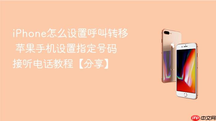 iphone怎么设置呼叫转移 苹果手机设置指定号码接听电话教程【分享】