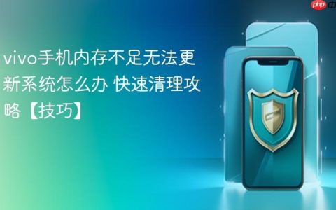 vivo手机内存不足无法更新系统怎么办 快速清理攻略【技巧】