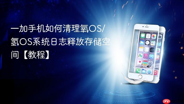 一加手机如何清理氧os/氢os系统日志释放存储空间【教程】