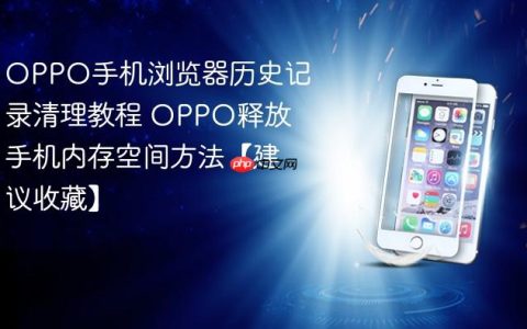 OPPO手机浏览器历史记录清理教程 OPPO释放手机内存空间方法【建议收藏】