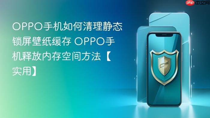 oppo手机如何清理静态锁屏壁纸缓存 oppo手机释放内存空间方法【实用】