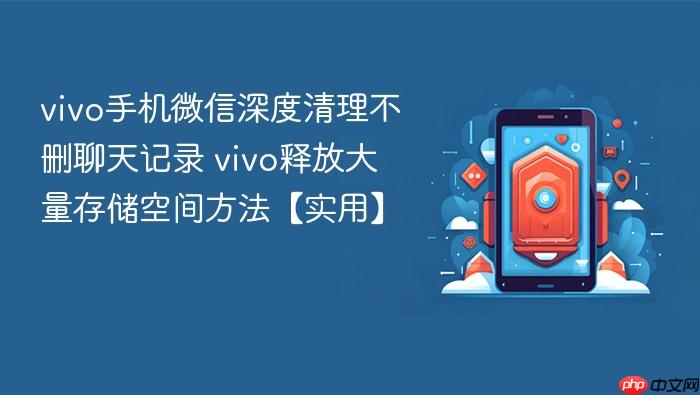 vivo手机微信深度清理不删聊天记录 vivo释放大量存储空间方法【实用】