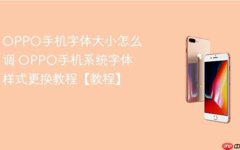 OPPO手机字体大小怎么调 OPPO手机系统字体样式更换教程【教程】
