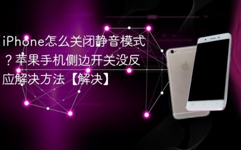 iPhone怎么关闭静音模式？苹果手机侧边开关没反应解决方法【解决】