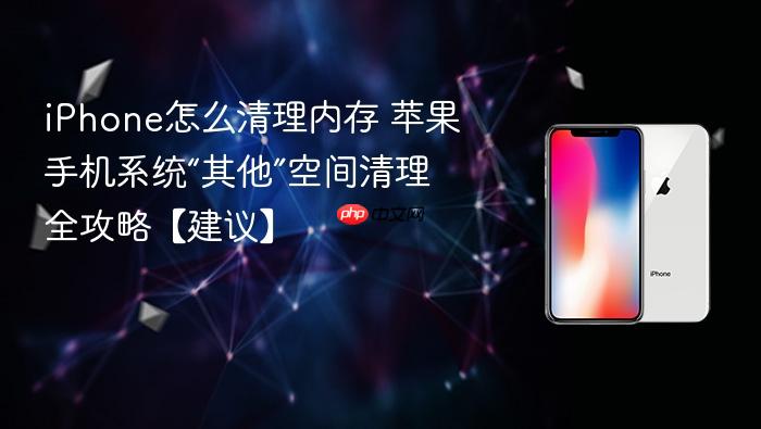 iphone怎么清理内存 苹果手机系统“其他”空间清理全攻略【建议】
