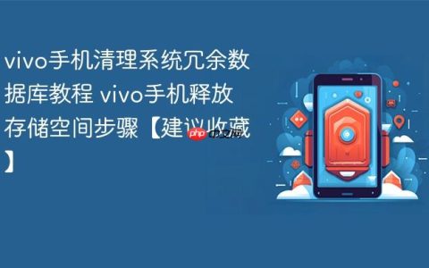 vivo手机清理系统冗余数据库教程 vivo手机释放存储空间步骤【建议收藏】