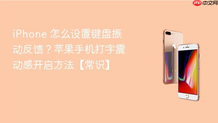iphone 怎么设置键盘振动反馈？苹果手机打字震动感开启方法【常识】