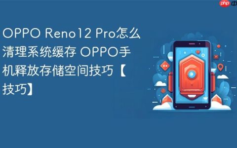 OPPO Reno12 Pro怎么清理系统缓存 OPPO手机释放存储空间技巧【技巧】