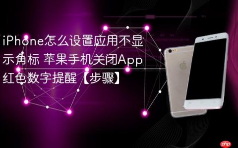 iPhone怎么设置应用不显示角标 苹果手机关闭App红色数字提醒【步骤】