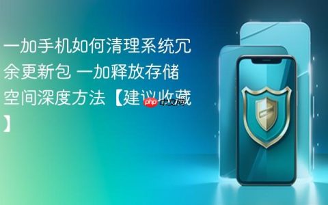 一加手机如何清理系统冗余更新包 一加释放存储空间深度方法【建议收藏】