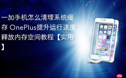 一加手机怎么清理系统缓存 OnePlus提升运行速度释放内存空间教程【实用】