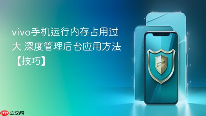 vivo手机运行内存占用过大 深度管理后台应用方法【技巧】
