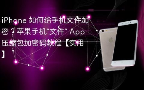 iPhone 如何给手机文件加密？苹果手机“文件” App 压缩包加密码教程【实用】
