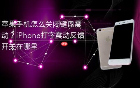 苹果手机怎么关闭键盘震动？iPhone打字震动反馈开关在哪里