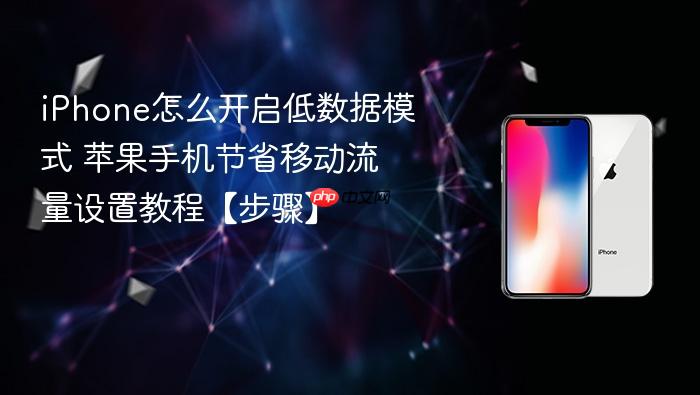 iphone怎么开启低数据模式 苹果手机节省移动流量设置教程【步骤】