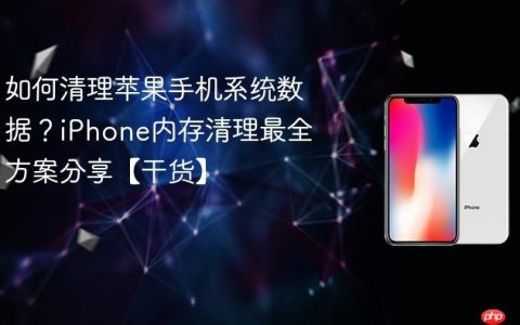 如何清理苹果手机系统数据？iPhone内存清理最全方案分享【干货】