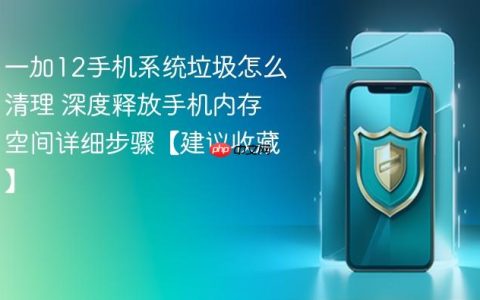 一加12手机系统垃圾怎么清理 深度释放手机内存空间详细步骤【建议收藏】