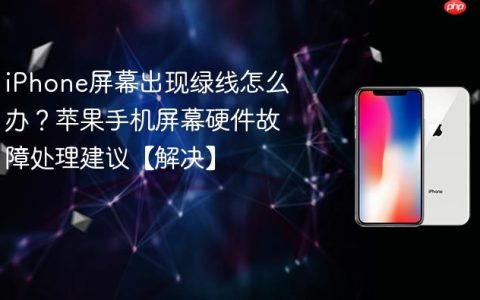 iPhone屏幕出现绿线怎么办？苹果手机屏幕硬件故障处理建议【解决】