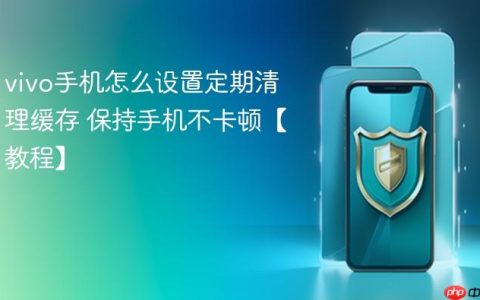 vivo手机怎么设置定期清理缓存 保持手机不卡顿【教程】