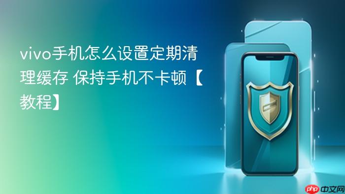 vivo手机怎么设置定期清理缓存 保持手机不卡顿【教程】