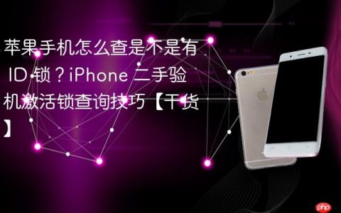 苹果手机怎么查是不是有 ID 锁？iPhone 二手验机激活锁查询技巧【干货】