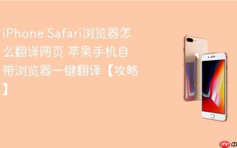 iPhone Safari浏览器怎么翻译网页 苹果手机自带浏览器一键翻译【攻略】