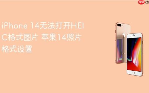 iPhone 14无法打开HEIC格式图片 苹果14照片格式设置