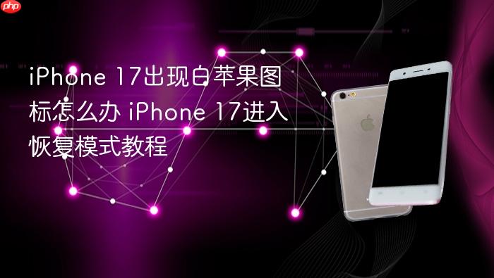iphone 17出现白苹果图标怎么办 iphone 17进入恢复模式教程